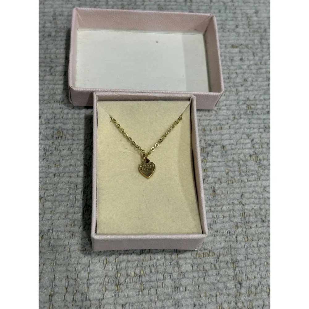 Vintage "Ginny's Necklace" by Shirley's Dollhouse – Gold Heart Pendant - Picture 4 of 5